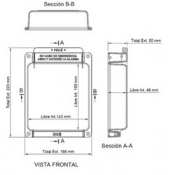 KIT SEPARADOR PROTECTOR UNIVERSAL SOBREPUESTO PUL-22CE-SE