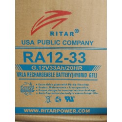 BATERIA 12V- 33 AH Ritar - Hybrid Gel