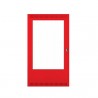 DOX-1024DSR Puerta universal roja para gabinete UB-1024DS