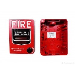 BG-12LOB Pulsador Manual Doble Accion Convencional Uso Exterior Incluye Base Montaje SB-I/O - FIRE LITE