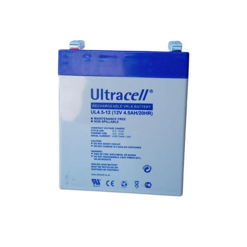 BATERIA 12V 4,5AH ULTRACELL UL4.5-12