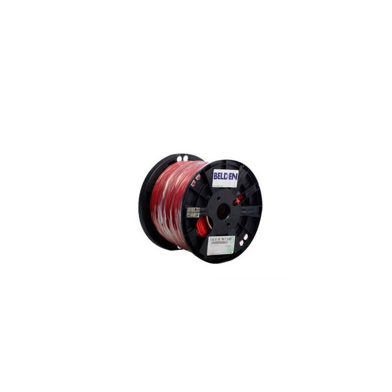 Cable Incendio Belden 5220fl 2x16 Blindado Fplr 305m Rojo