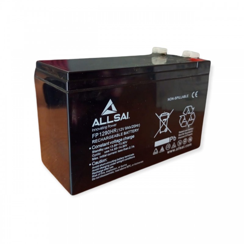 Bateria 12 Volt 09 Ampere Hora Allsai