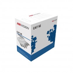 Cable UTP Cat5e 100% Cobre Unifilar 305m Hikvision DS1LN